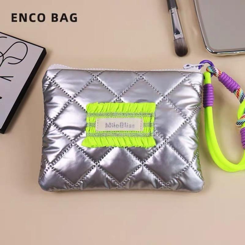 Silver Lingge Bow Pattern Coin Purses Small Canvas Coin Wallet Lady Girls Earphone Coin Key Money Storage Bag Zipper Pouch