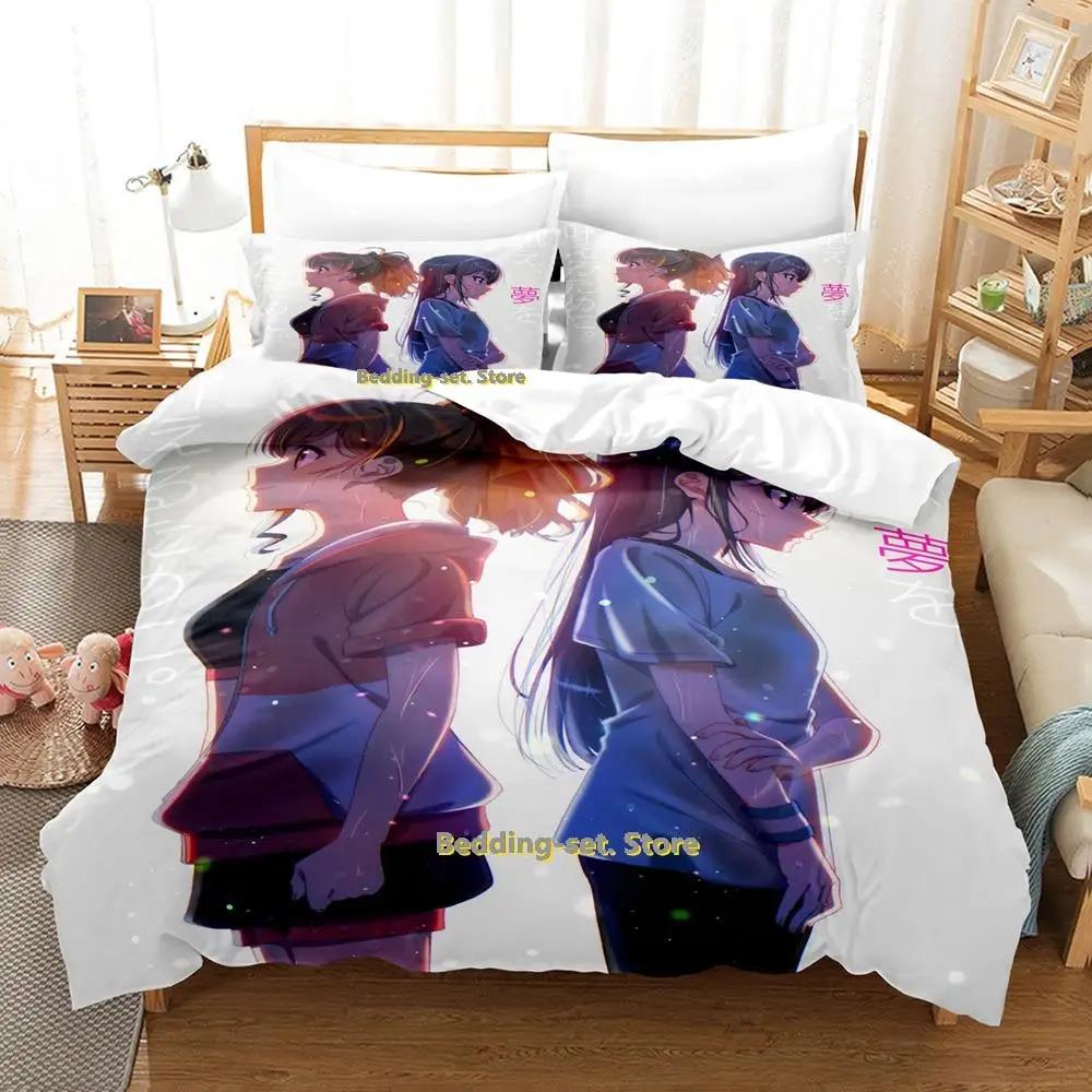 

SELECTION PROJECT Bedding Set Cartoon Anime three-piece set Adult Kid Bedroom Duvetcover Sets 3D Kawaii roupas de cama 70x133cm 2pcs