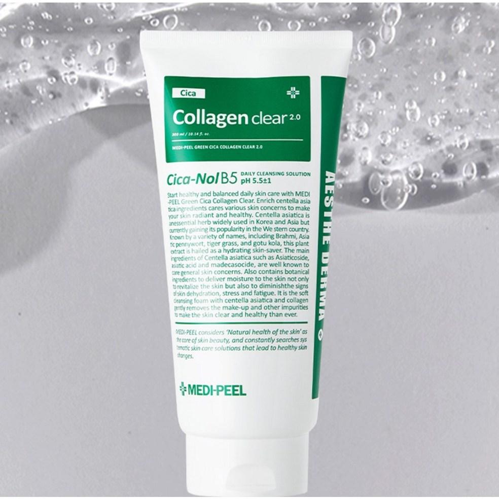 MEDI-PEEL Green Cica Collagen Clear Gel Cleanser 2.0