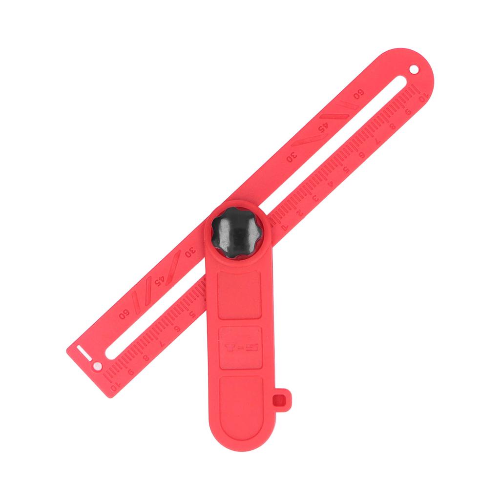 Plastic Angle Measuring Ruler Adjustable DIY Angle Finder Protractor for Woodworking and Home Improvement