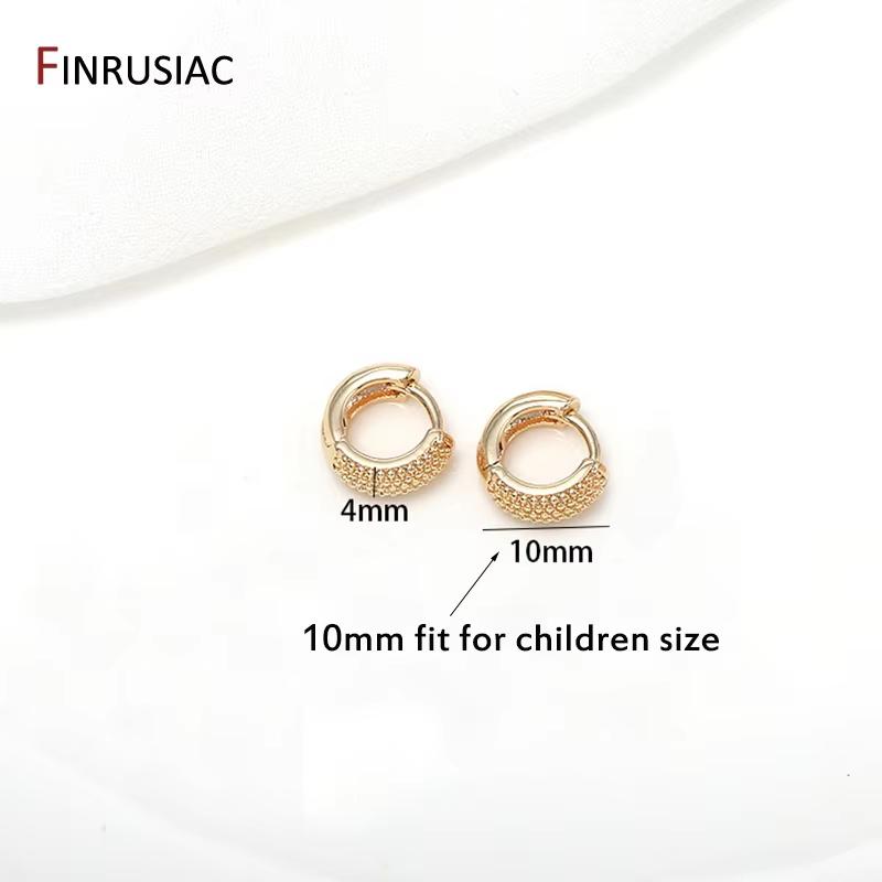Neue Trendige Echte Goldplattierte Runde Creolen Ohrringe Für Frauen Mädchen Damen Große Creolen Goldener Kreis Ring Ohrringe Party Geschenk