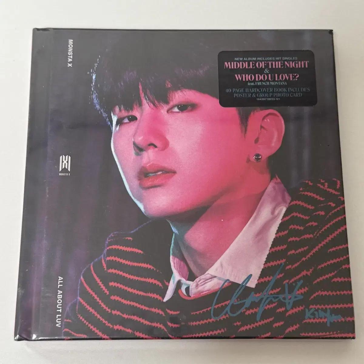 

Monsta X Us Album All About Luv Kihyun Private Class Sealed