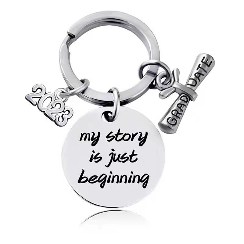Steel Elegant Stainless Keychain Gift For Graduates Perfect For Celebrations And Parties