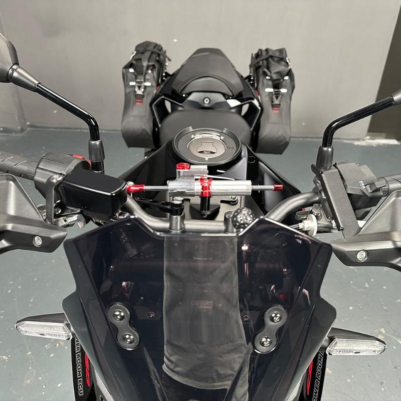 Motorcycle For Honda CB750 Hornet 750 -2025 Steering Damper Stabilizer Bracket Kit Black