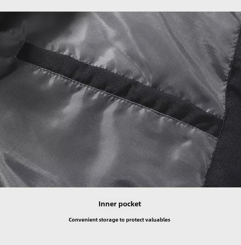 Men's and Women's Winter Stand Collar Down Jackets - Thick, Solid Color, Casual Fit