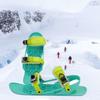 1 paar Mini Ski Skates Schnee Kurze Skiboard Einstellbare Bindungen Skifahren Schuhe Outdoor