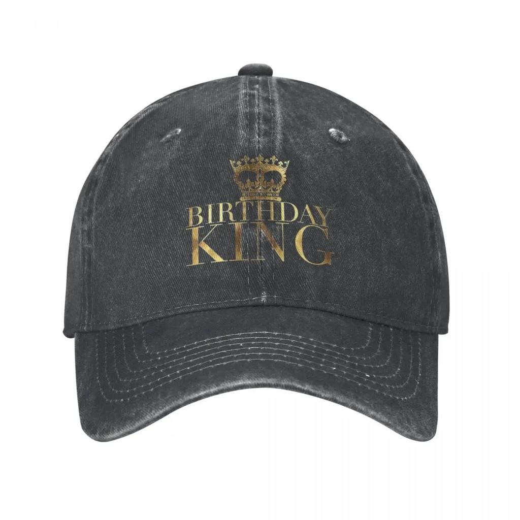 Birthday King Costume, Gifts and Decorations for Men Boys Kings Baseball Cap Wild Ball Hat Hat Beach Hat For Women 2024 Men'S