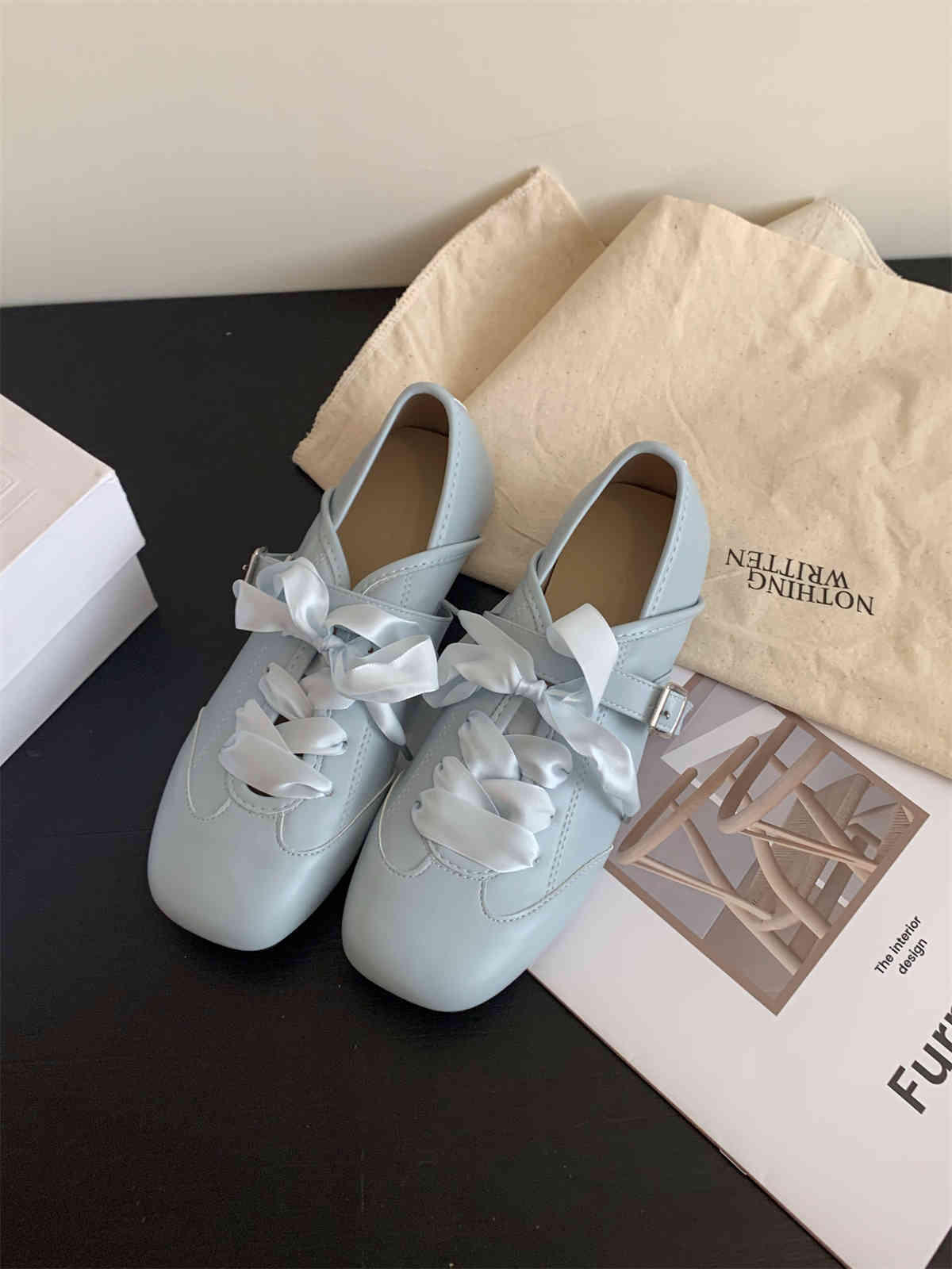 

Бренд Tide, серебристые туфли Мэри Джейн на скрытой платформе, женская обувь, новинка лета 2025, балетки с бантом, немецкая тренировочная обувь 40