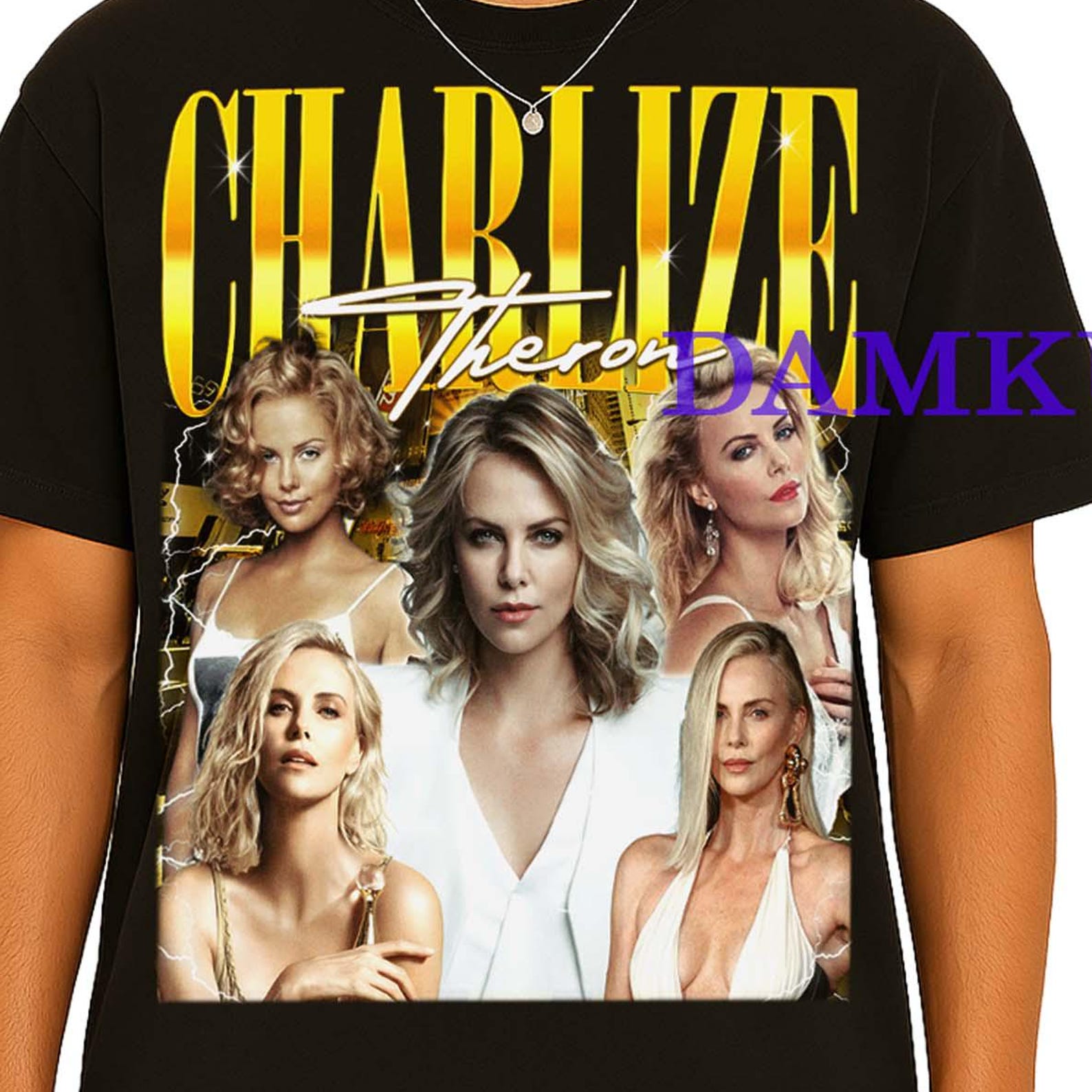 Charlize Theron Shirt, Charlize Theron Fan Tee, Charlize Theron T-shirt, Charlize Theron Retro Tees, Charlize Theron Vintage Kids Tshirt XL