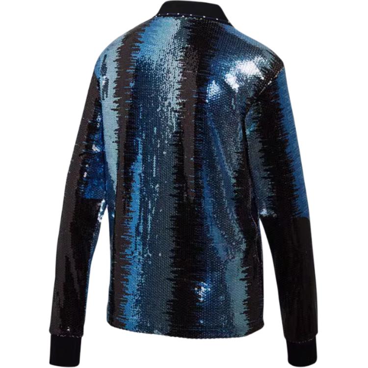 Adidas Originals Sports Lifestyle Series Comfortable Skin-Friendly Breathable Moisture-Wicking Color-Block Long Sleeve Nautical T-Shirt FM7298