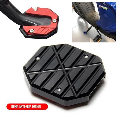 Universal Motorcycle Kickstand Pad Anti-Slip Foot Extender for Scooter Bike Dirt Bike Parking On Soft Ground Mud Sand