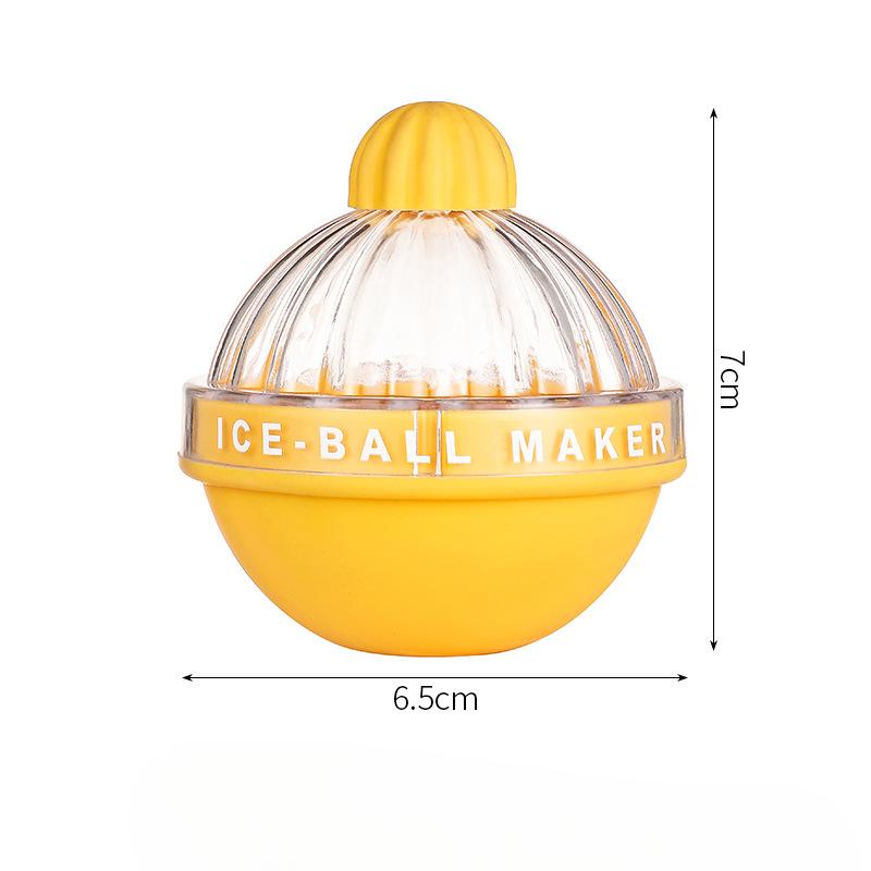 Ice Hockey Maker Round Whiskey Quick-frozen Ice Box Household Large Round Ball Ice Grid Plastic Ice Cube Mold