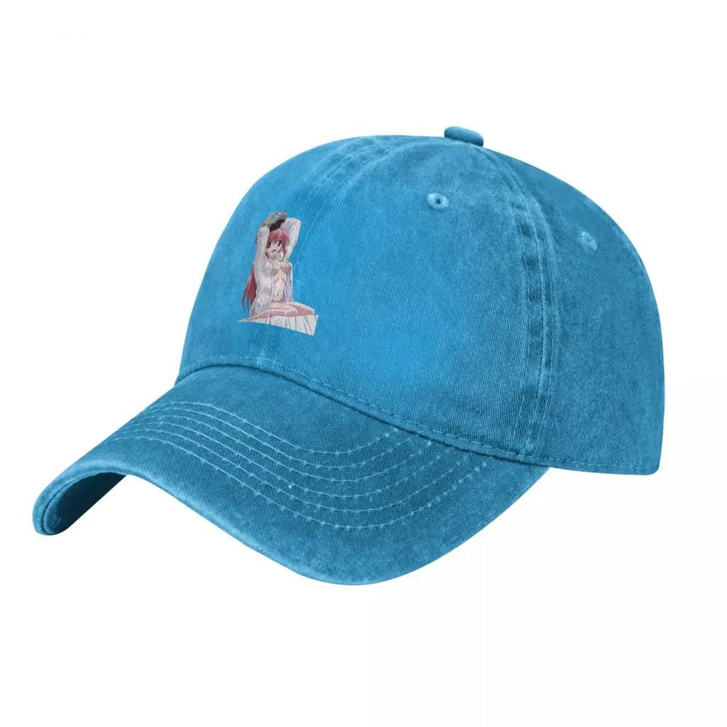 Lucy Nyu Anime denim Hat Durable for All Seasons Cap Female Mens Baseball Cap