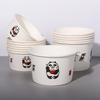 Panda Disposable Thickened Paper Bowls (300 Count)