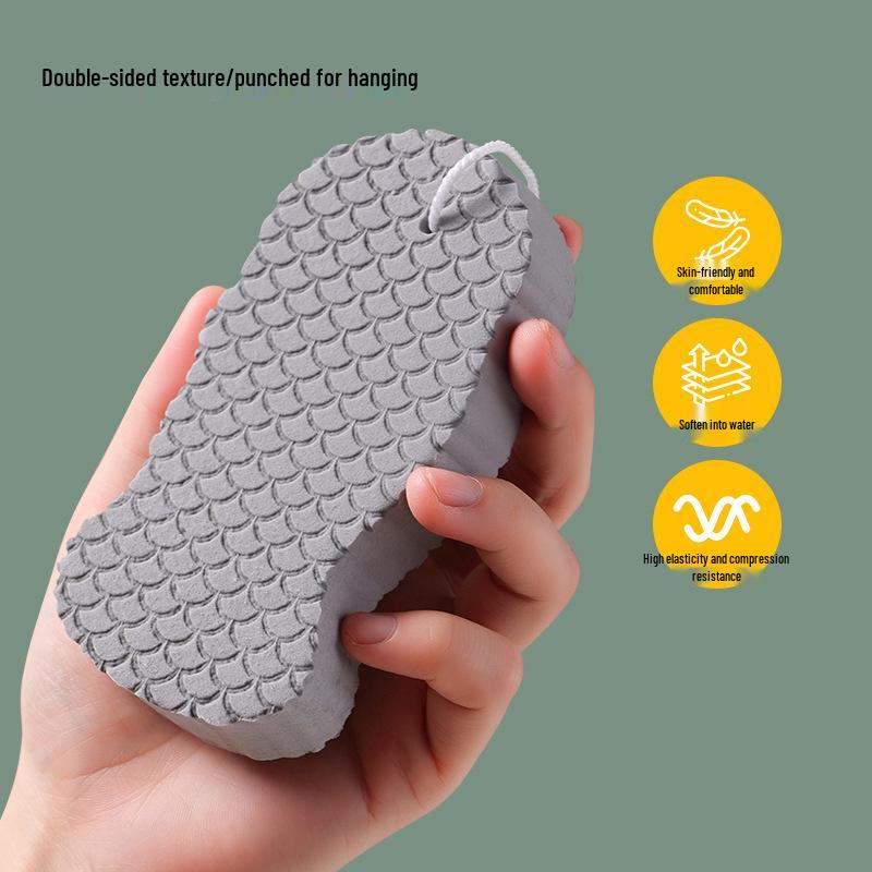 Loofah Bath Sponge: Gentle Exfoliating, Painless Back Scrubber