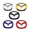 1pc ABS Car Steering Wheel Center Emblem Sticker for Mazda 3 CX3 CX4 CX5 CX7 CX8 CX9 CX30 RX7 Atenza Axela Interior Decoration vf2