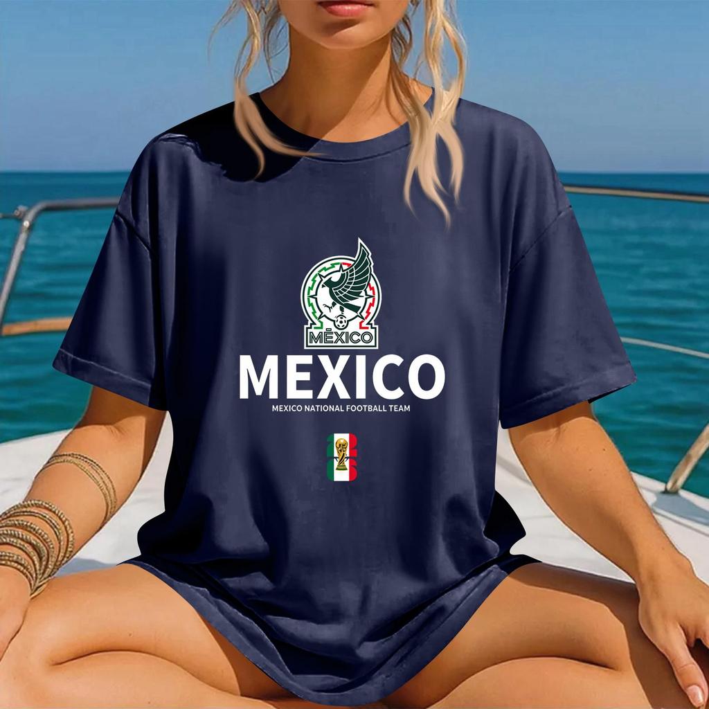 Men's Fashion Casual Printed T-shirt Crewneck Pullover Short Sleeve Top