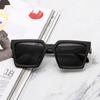Big Frame Retro Sunglasses New Female Net Red Square Sunglasses Fashion Wide-sided Sunglasses Fashion Trendy Men and Women Glasses Fashion