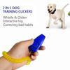 Dog Training Clickers 2 In 1 Whistle and Clicker Pet Training Tools with