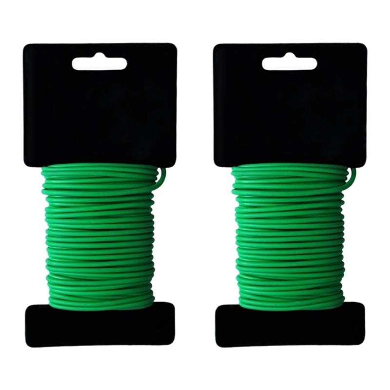 Multipurpose Flexible Soft Round Garden Tying Wire Cord For Plant Support Flower Binding Durable UV Resistant 3.5mmx10m