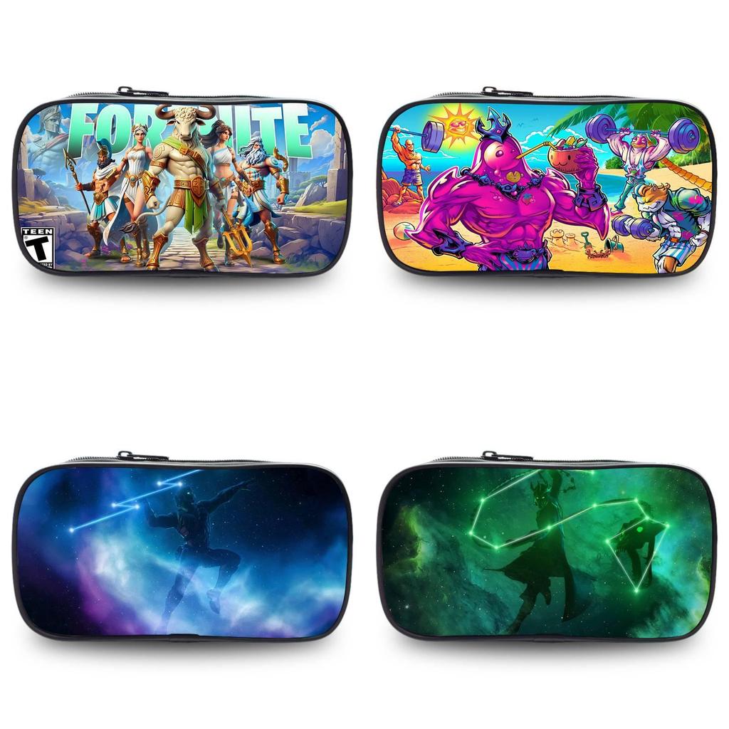 Fortnite Chapter 2 Season 5 Large Capacity Student Pencil Case Durable Oxford Material
