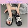 Stylish Summer Women's Platform Sandals With Comfortable Pu Upper And Casual Design