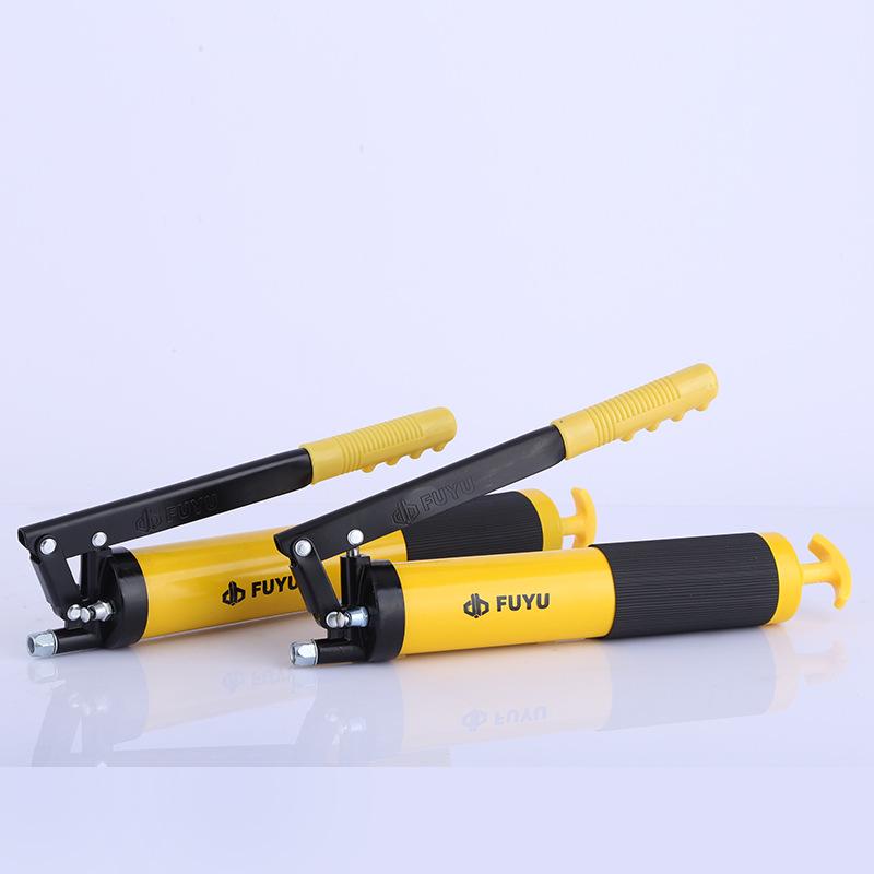 Fuyu 600CC Manual Grease Gun with Single Lever, Portable Labor-Saving Injector for Excavators