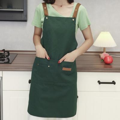 1pcs Waterproof Oil-Resistant Apron Home Kitchen Cooking Apron Workwear for Restaurant/Coffee/Milk Tea Shop