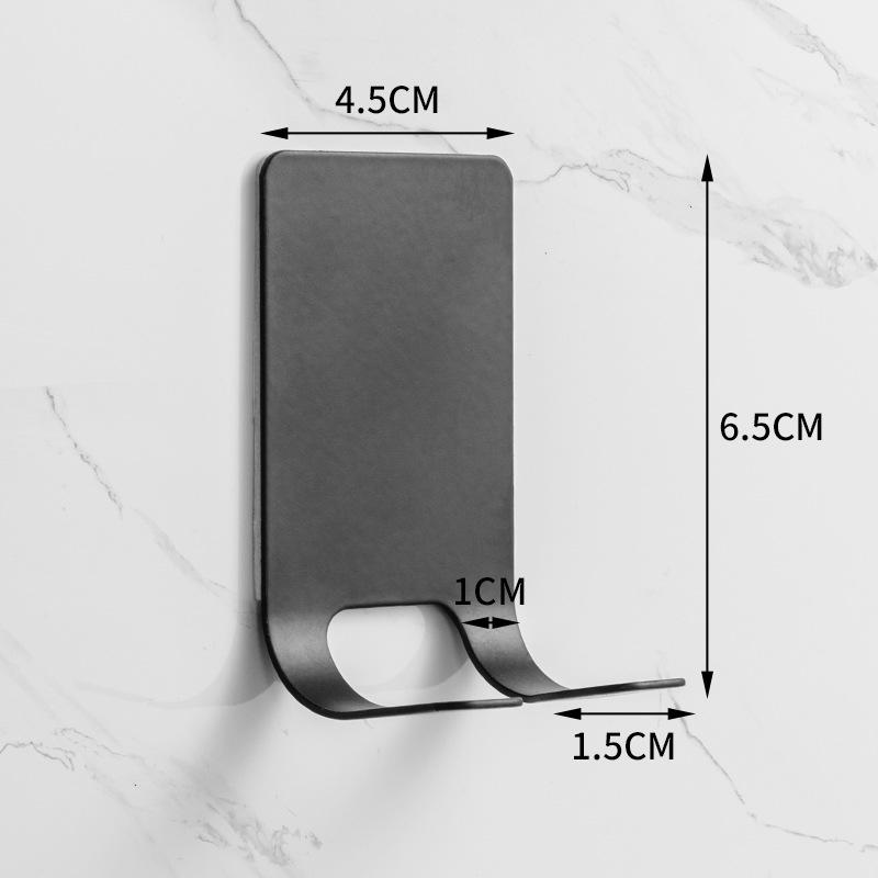 Traceless 304 Stainless Steel Adhesive Hook for Bathroom & Kitchen