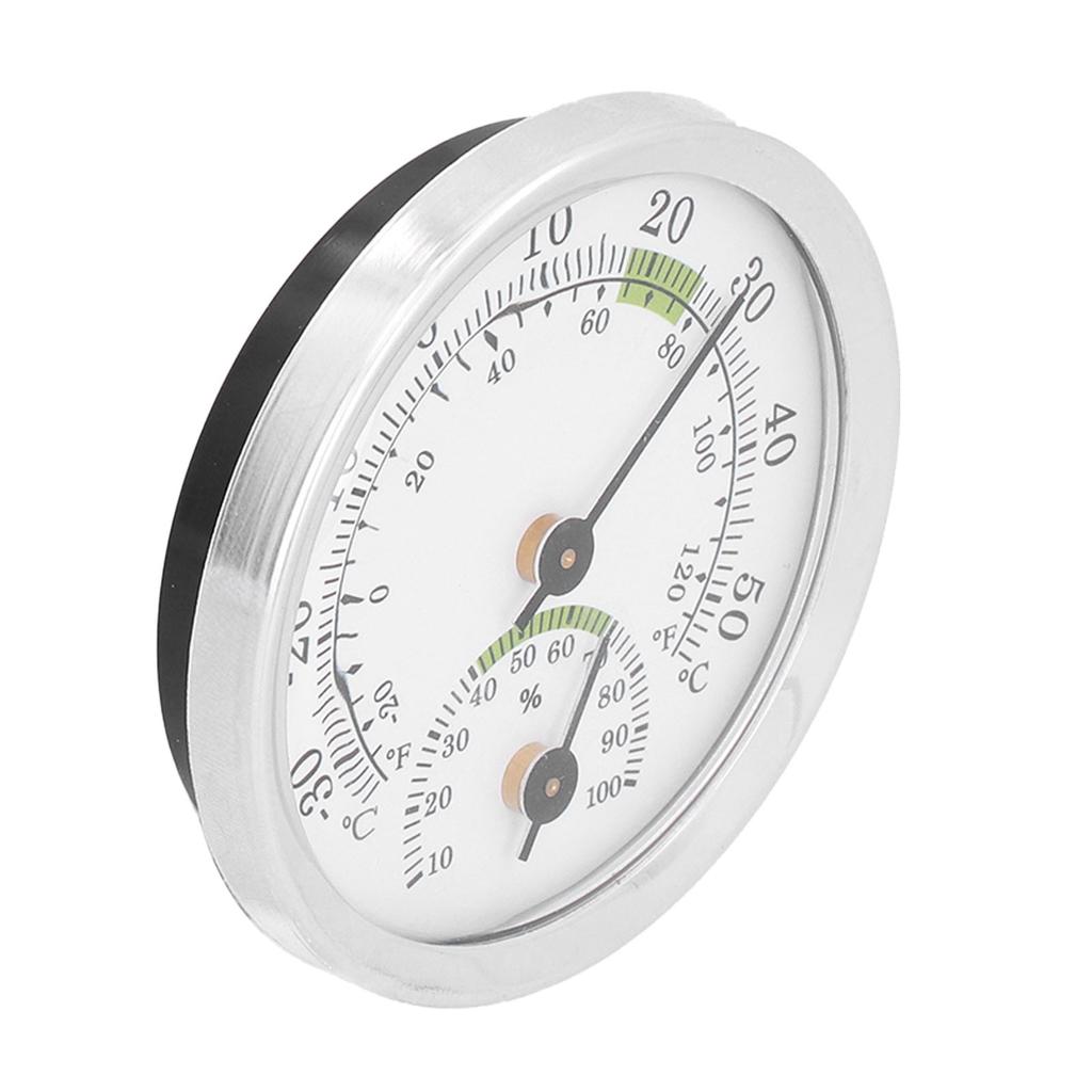 Dial Type Thermometer Hygrometer Mini Hygrometer for Humidors Greenhouse Garden Home Safe