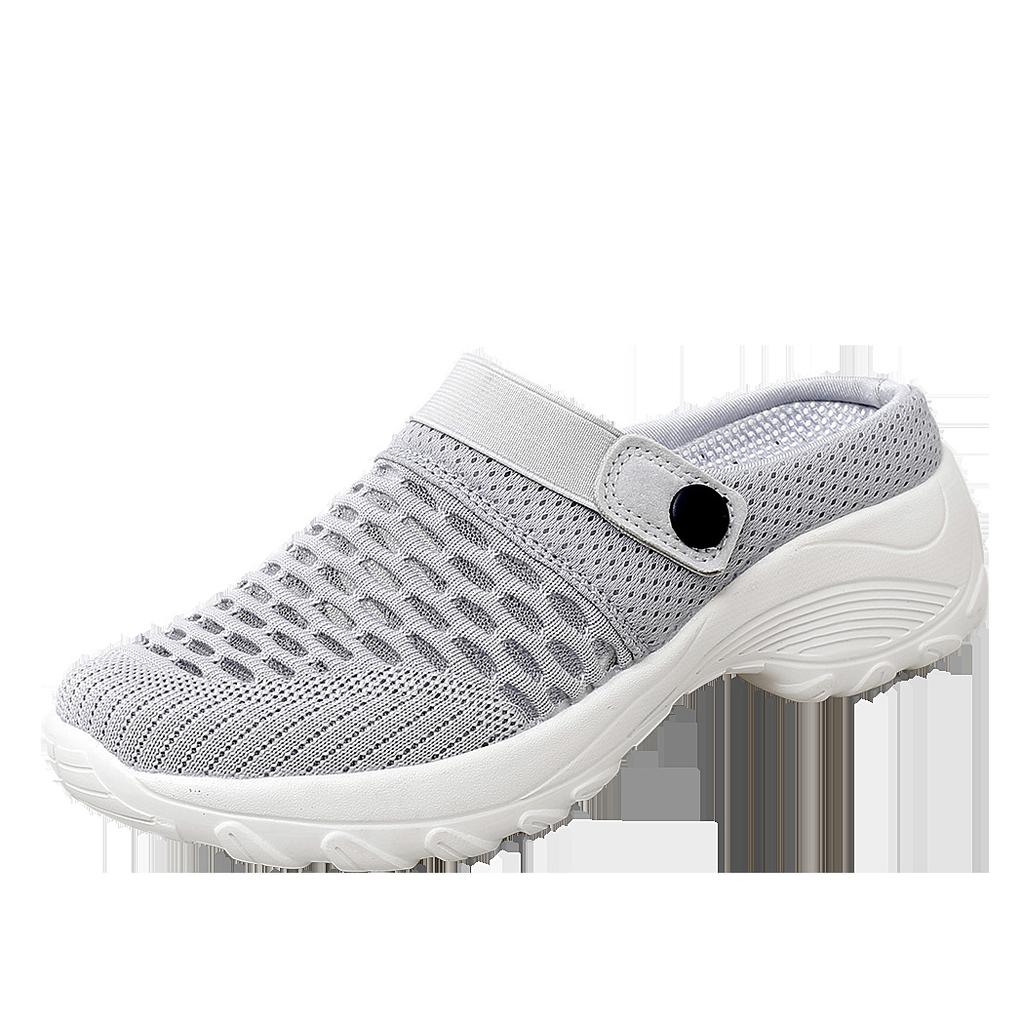 Summer cross ytterbium outdoor large size mesh shoes rocking shoes air cushion mesh shoes sports shoes cover feet