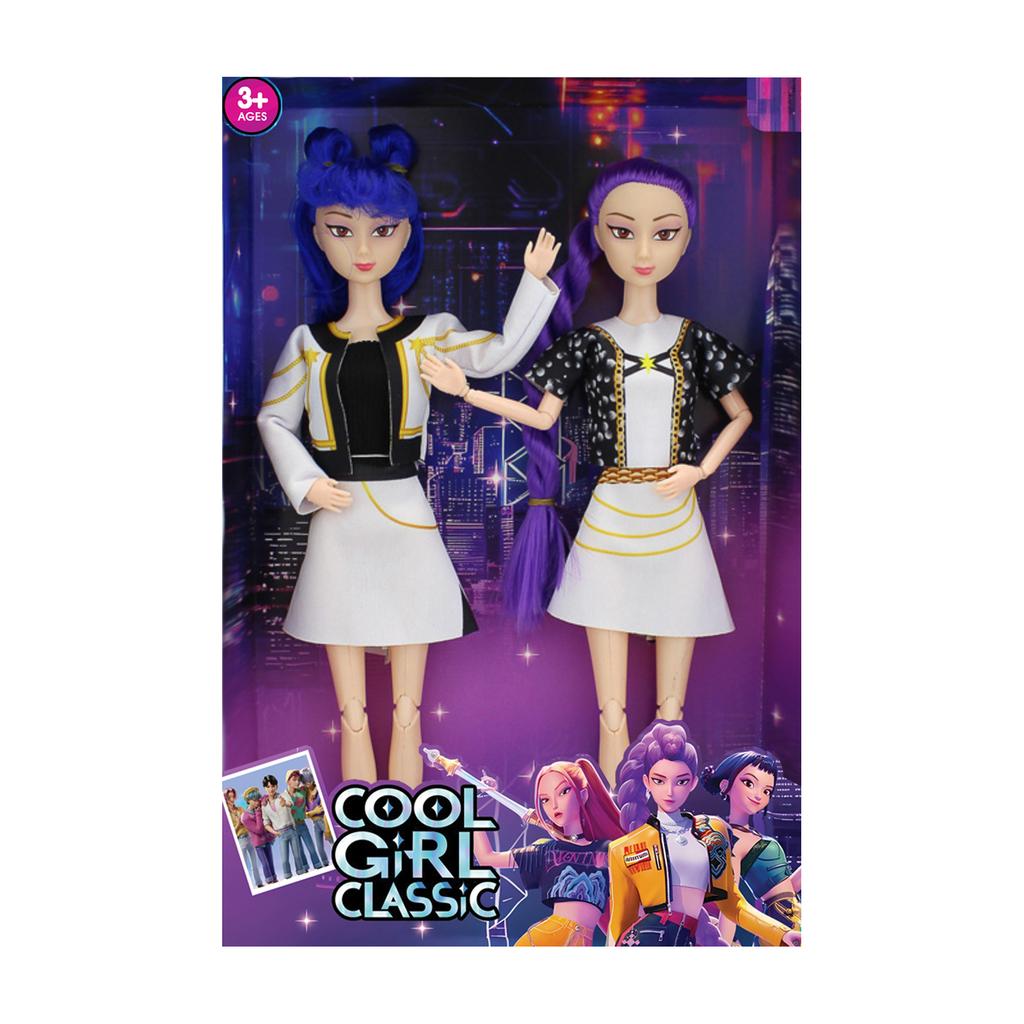 2 Stück Gelenkpuppen, mit realistischen Charakterdesigns, machen ein entzückendes Überraschungsgeschenk für Kinder und Freunde.