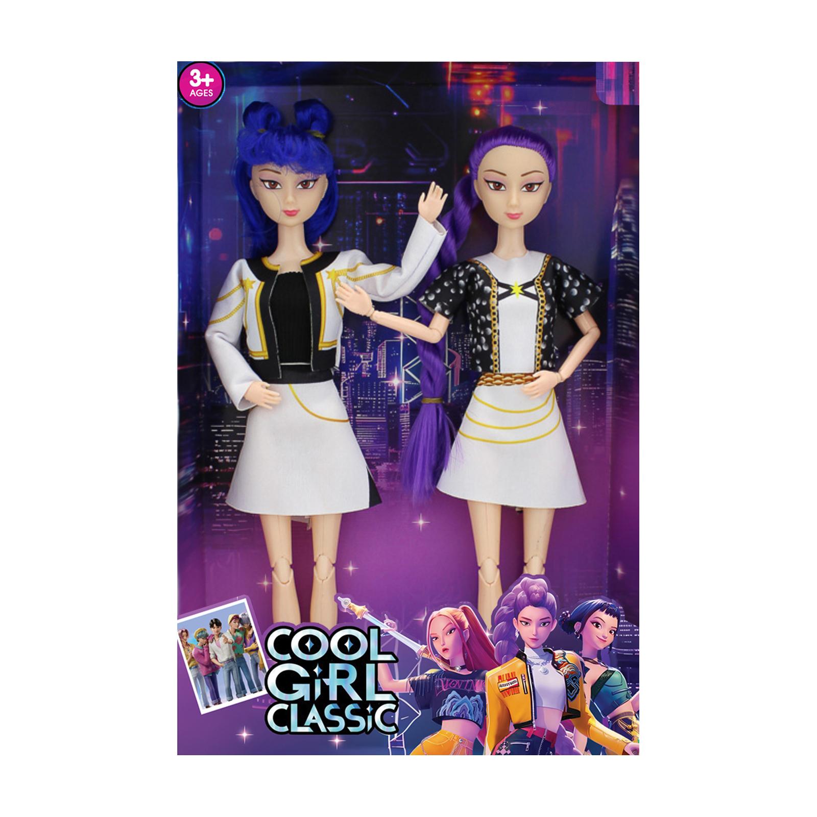 

2pcs Articulated Dolls, With Realistic Character Designs, Make A Delightful Surprise Gift For Children And Friends. One Size