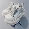 Fashion Autumn New Thick Sole Single Shoes Women Fashion Round Head Front Strap Thick Sole Anti-slip Wear-resistant Low-top Shoes
