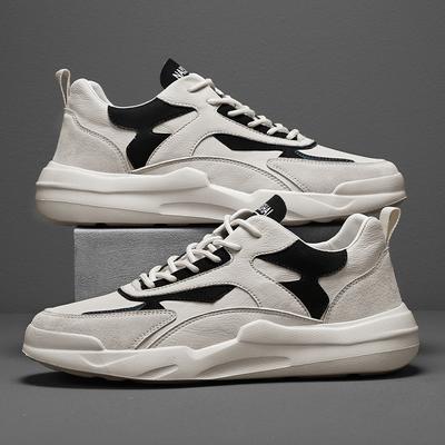 Mode 2024 Herbst Neue Heiße Herrenschuhe Sneaker Atmungsaktiv Bequem Mode Trendige Mikrofaser Lässig Erhöhend Sportschuhe