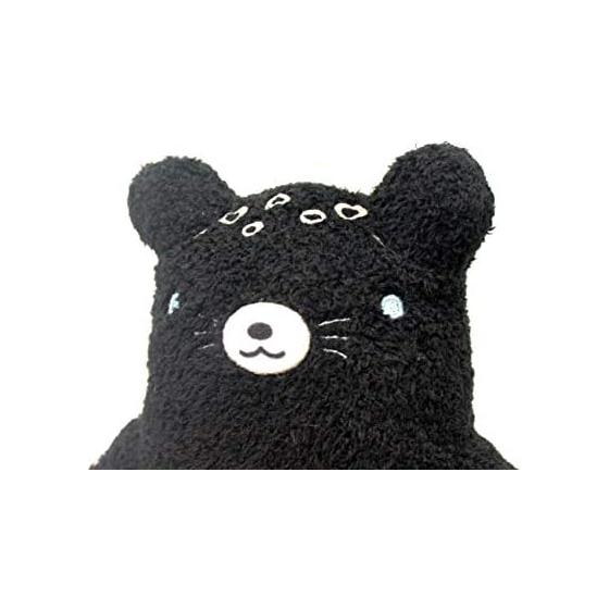Shinada Fumofumo-san Hyomo Black (M) 10 X 5 X 20 Cm Stuffed Toy Goods Animal Miscellaneous Goods FMLO-0078B