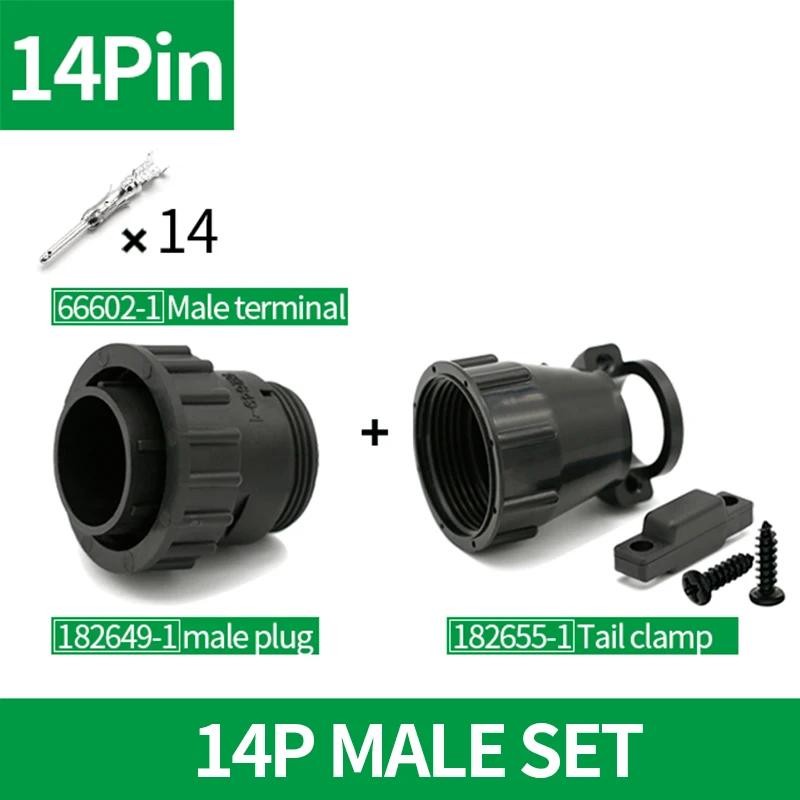 4 /9/14Pin AMP/TE type182919-1 206153-1 182647-1 auto sensor plug connector for SMEMA Car,4P plug with Pin