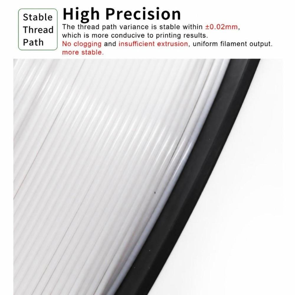1.75mm Diameter PLA Filament High Precision PETG Printing Material  DIY Model Making