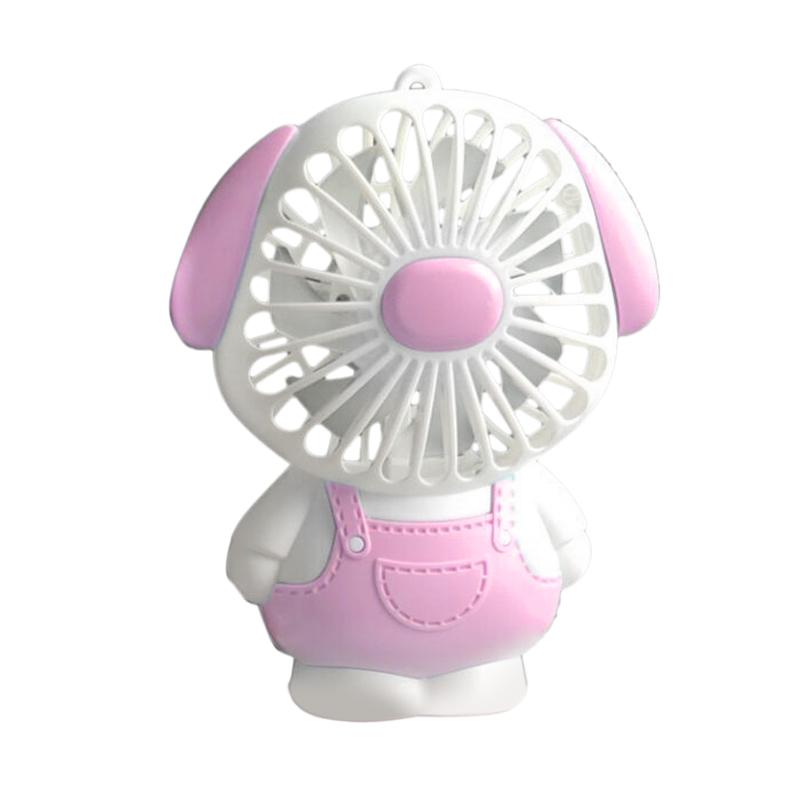 

Мини мультяшный вентилятор в виде животного, USB-зарядка, 2 уровня скорости, нескользящее дно со шнурком, подсветка для студентов