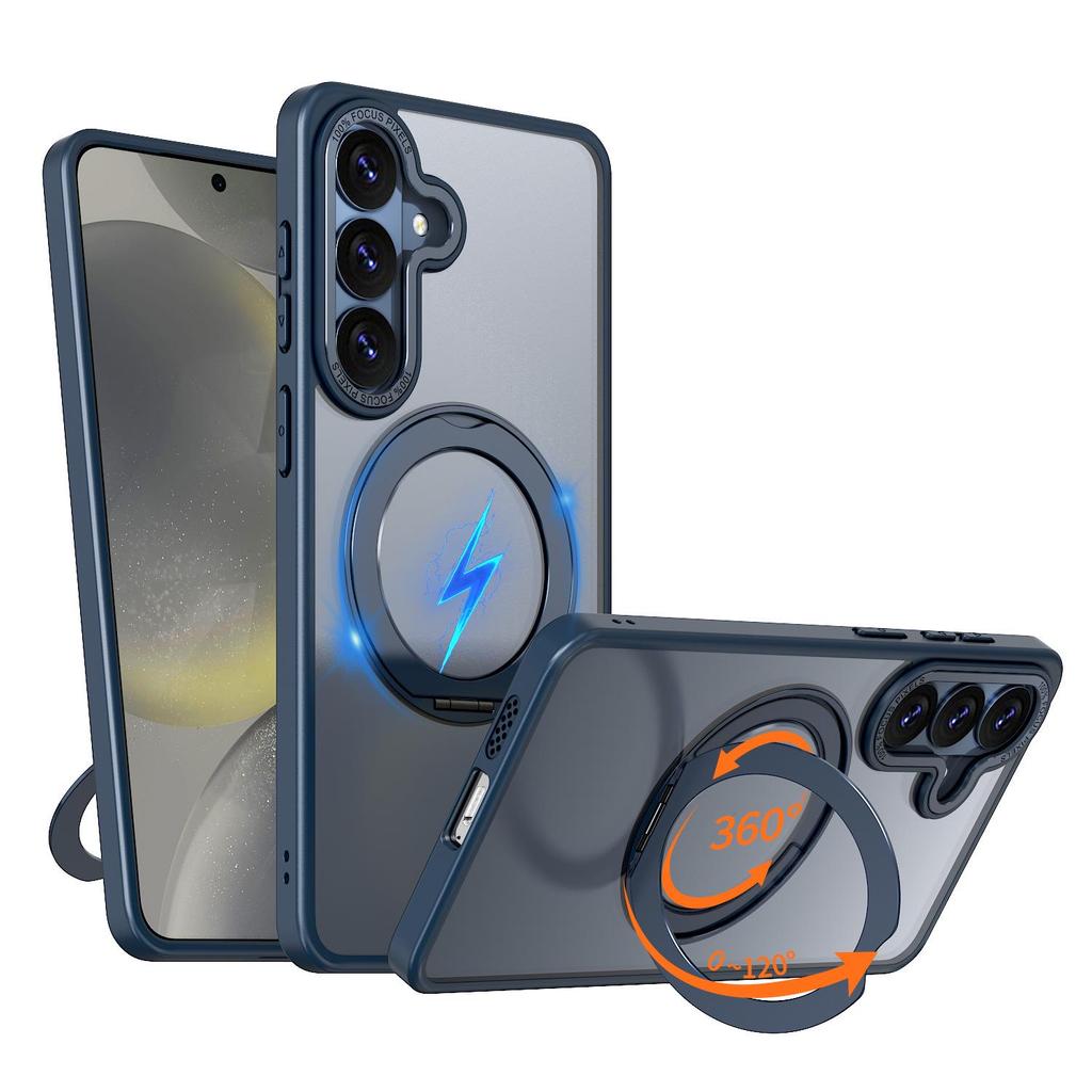 Samsung S26 Ultra Telefoonhoesje met 360 Draaibare Standaard - Valbestendig Beschermhoesje voor S25/S24 Plus