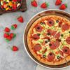 New Round Baking Tray Non-stick Even Heating Oven Tray Aluminum Alloy Bread Cake Tray