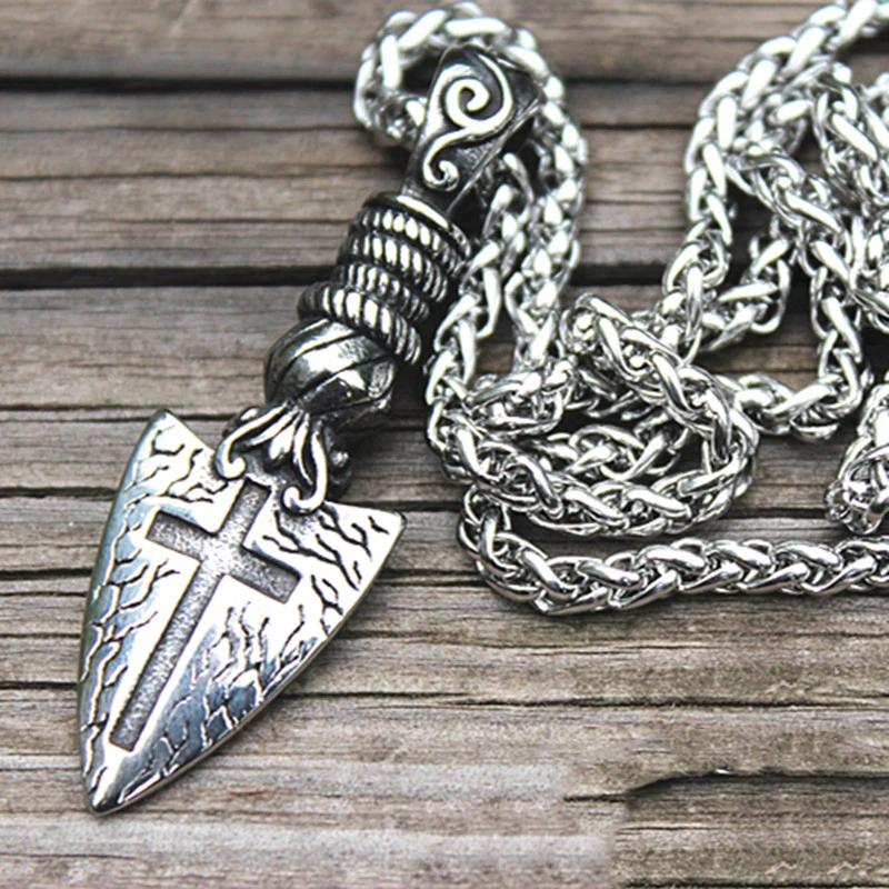 Classic Popular Anchor Trident Pendant Necklace for Men and Women Hip-Hop Rock Trend Nordic Jewelry