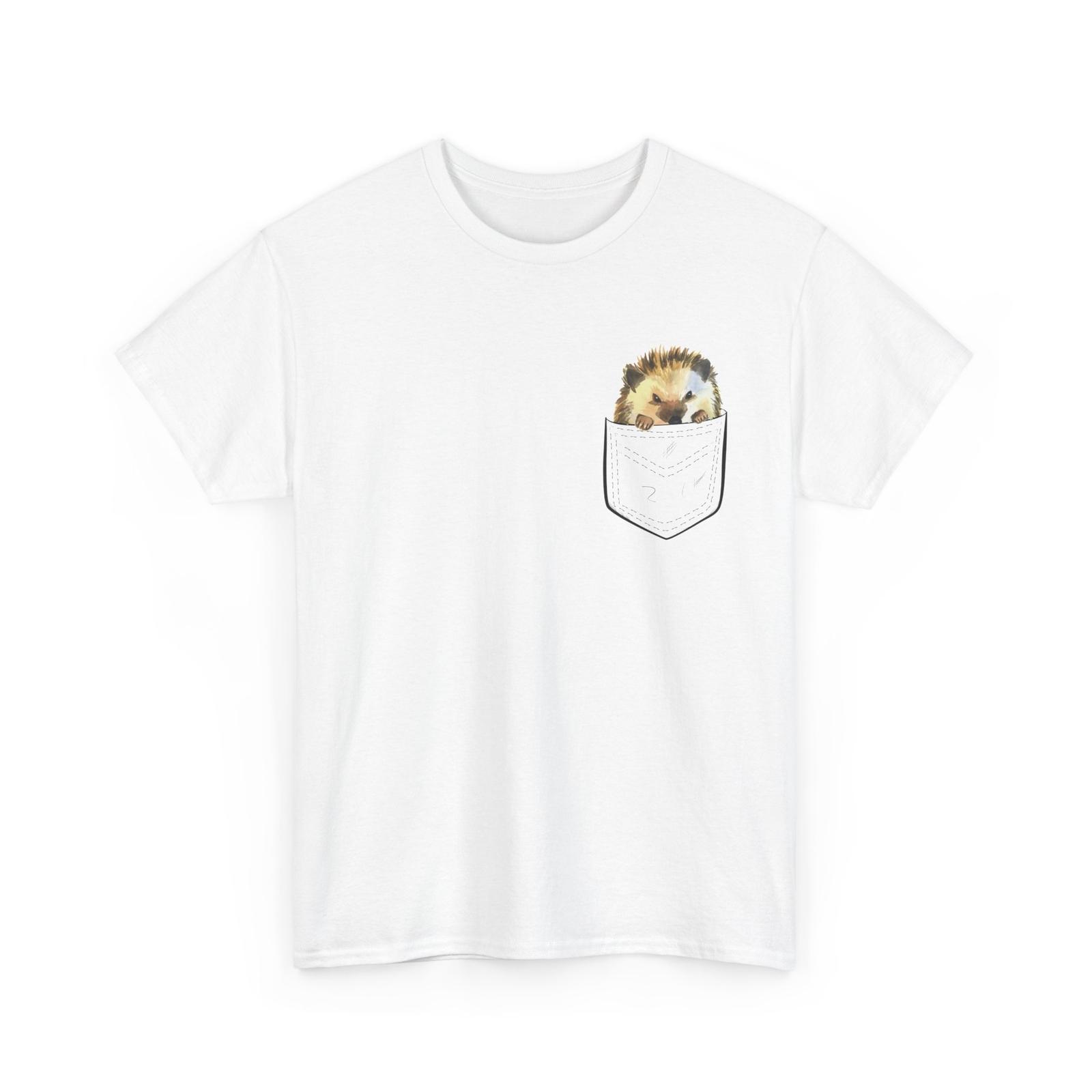 

Hedgehog Pocket Shirt, Hedgehog Keeper Hedgehog Animals Lovers T-Shirt M