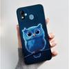 Phone Case For Itel A33 Plus Bumper Soft Silicone Jelly Black Case Aesthetic Popular Pattern Flower Lotus Shockproof Cover