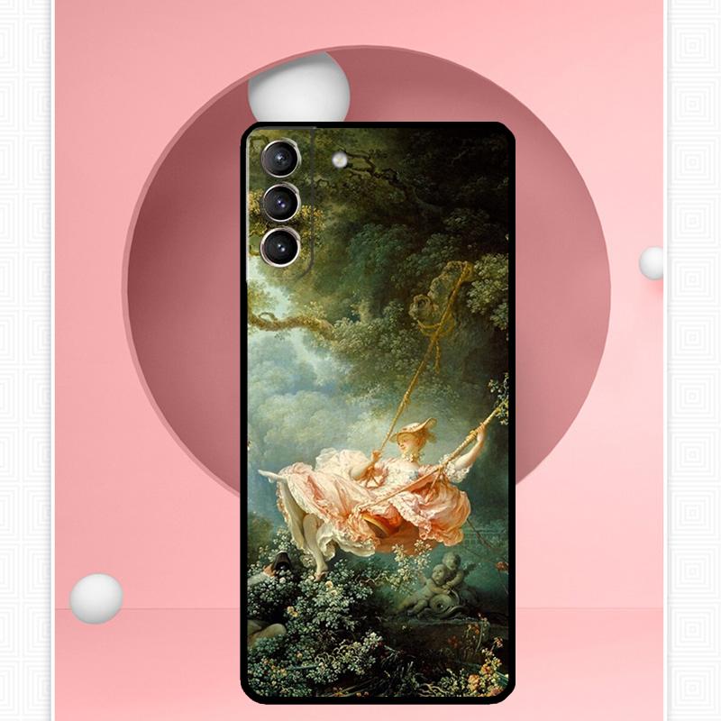 Renaissance Art Paint Case For Samsung Galaxy S25 Ultra S20 S21 S22 S23 S24 Plus S9 S10 S24 FE S25 FE Cover Funda