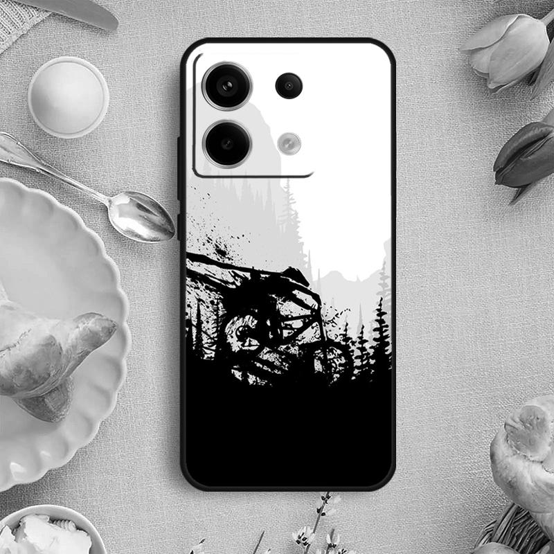 MTB Mountain Bike Cycling Bicycle Case For Xiaomi Redmi Note 14 10 11 12 13 15 Pro Plus Cover For Redmi 15 15C 13C 12C 10C 14C