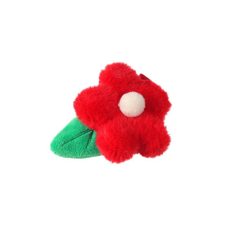Women's Autumn/Winter Plush Flower Hair Clip/Brooch - Cute, Non-Slip Accessory