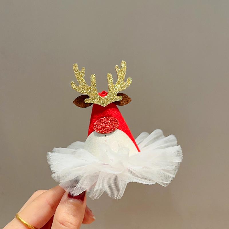 3D Christmas Hat Hairpin: Versatile Clip for Bangs & Hair - Festive Decoration & Jewelry