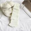 Vertical Strip Knitted Socks To Keep Warm Girls College Wind Knee Pads Long Boots Cover Over The Knee Parent-Child Pile Socks