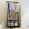 1PC Floor-Mounted Thick Triangular Hat Rack, Clothes Drying Rack, Household Hanging Clothes Rack, Storage Frame